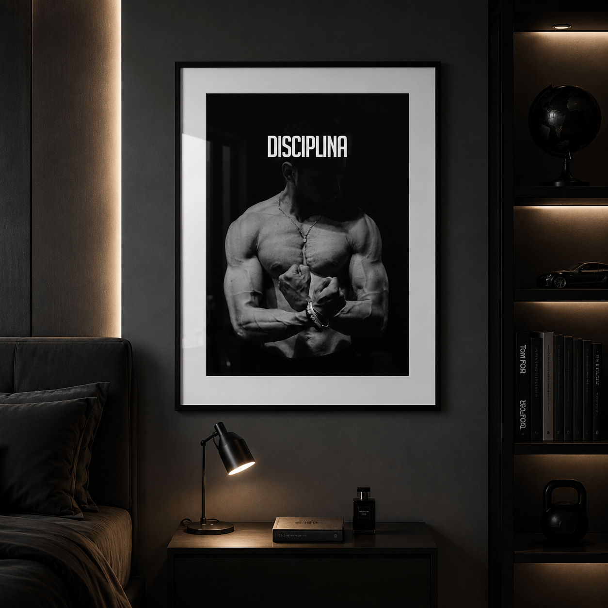 Cuadro Póster Disciplina | Decoración Motivacional Fitness