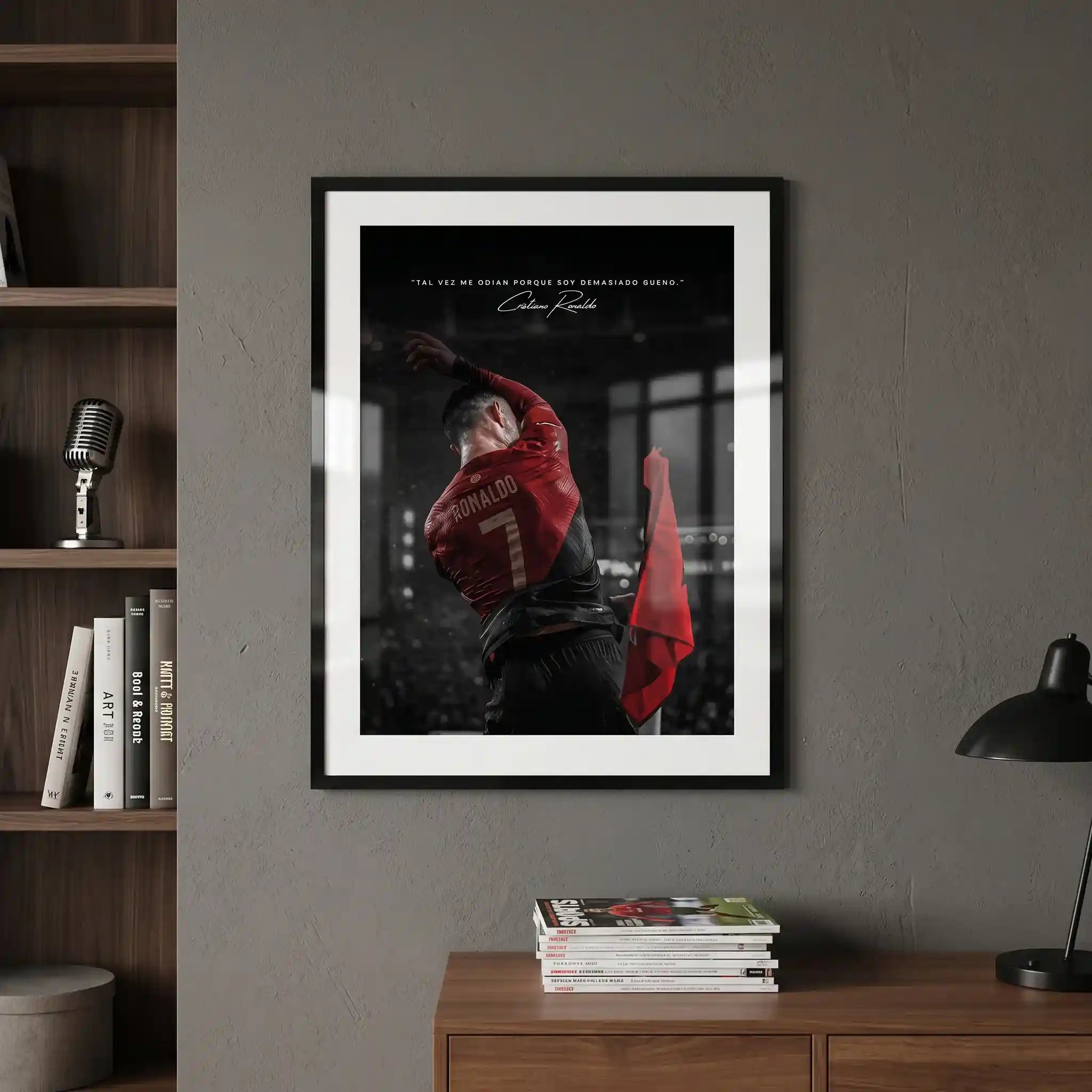 Cuadro Póster Cristiano Ronaldo | Decoración de Fútbol