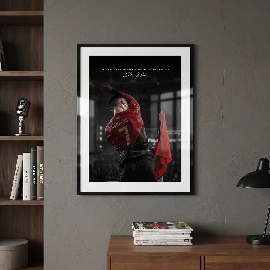 Cuadro Póster Cristiano Ronaldo | Decoración de Fútbol