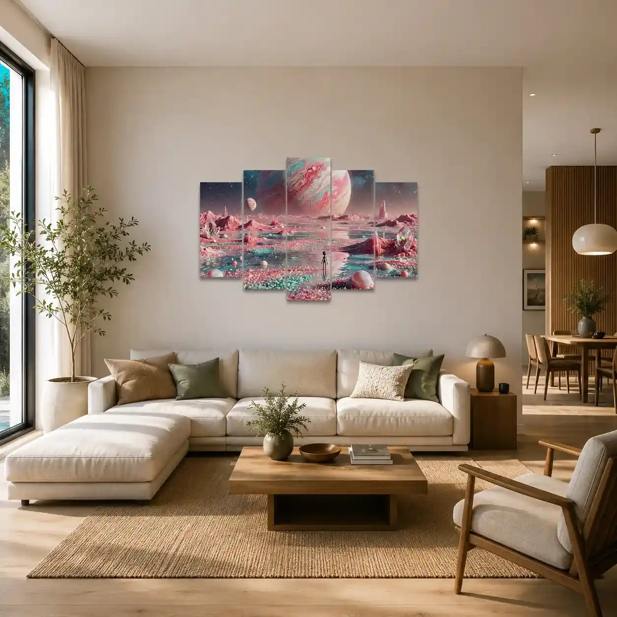 Cuadro de Metacrilato Júpiter | Decoración Espacial