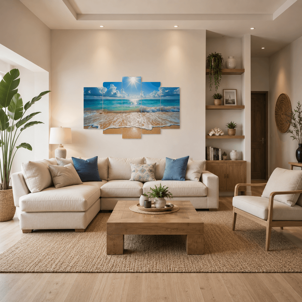 Cuadro de Metacrilato Oleaje Tropical | Decoración de Playa