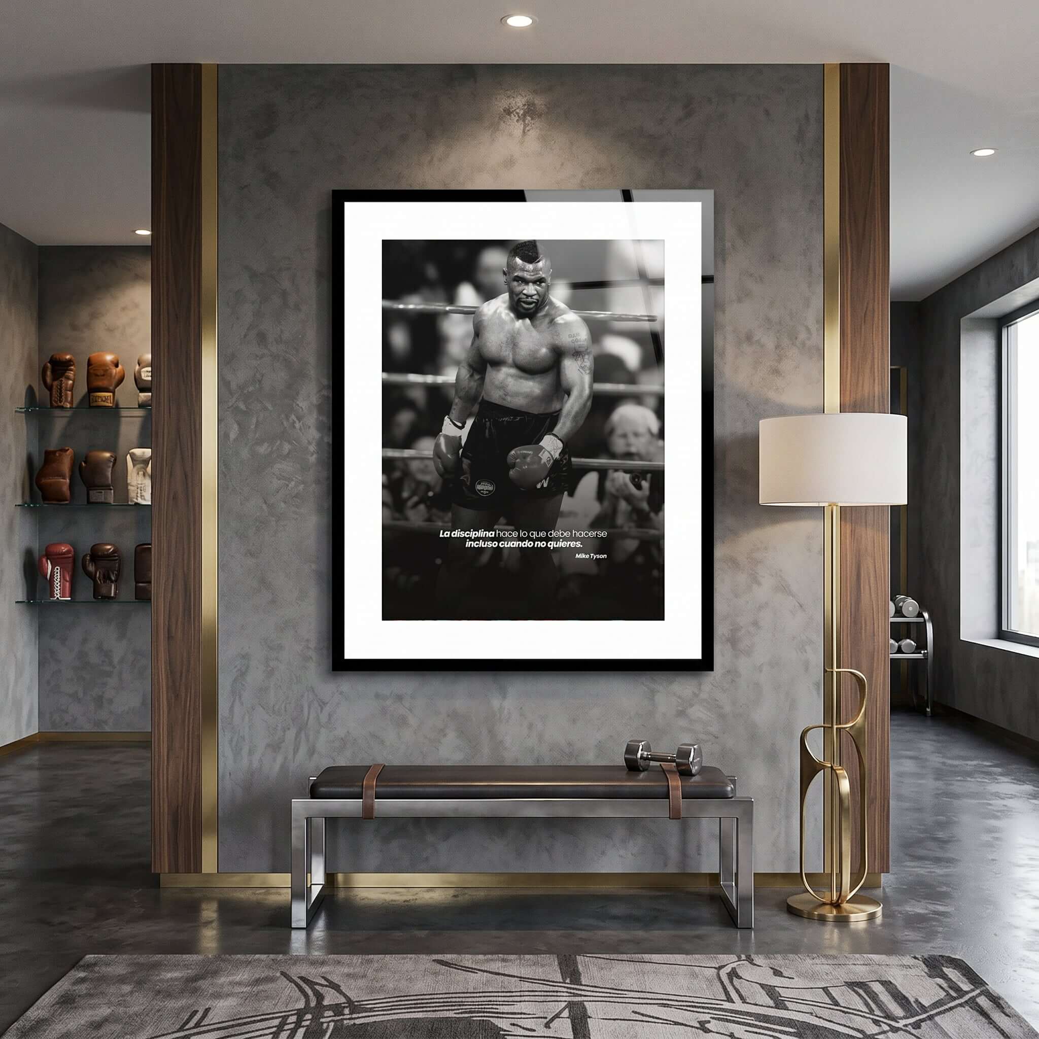 Cuadro Póster Mike Tyson | Decoración de Boxeo