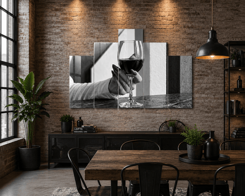 Cuadro de Metacrilato Copa de Vino | Decoración Elegante