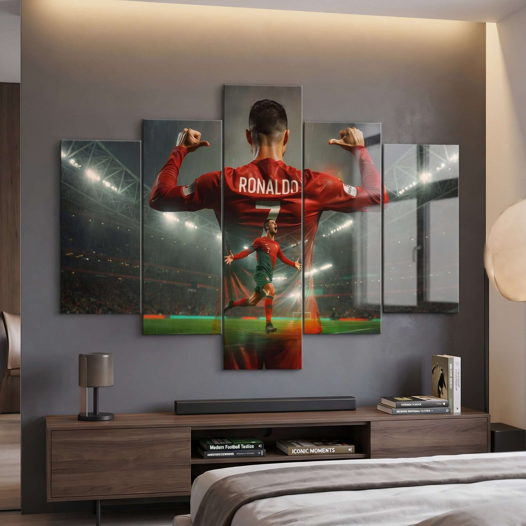 Cuadro de Metacrilato Cristiano Ronaldo | Decoración de Fútbol