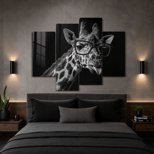 Cuadro de Metacrilato Jirafa | Decoración Moderna de Pared