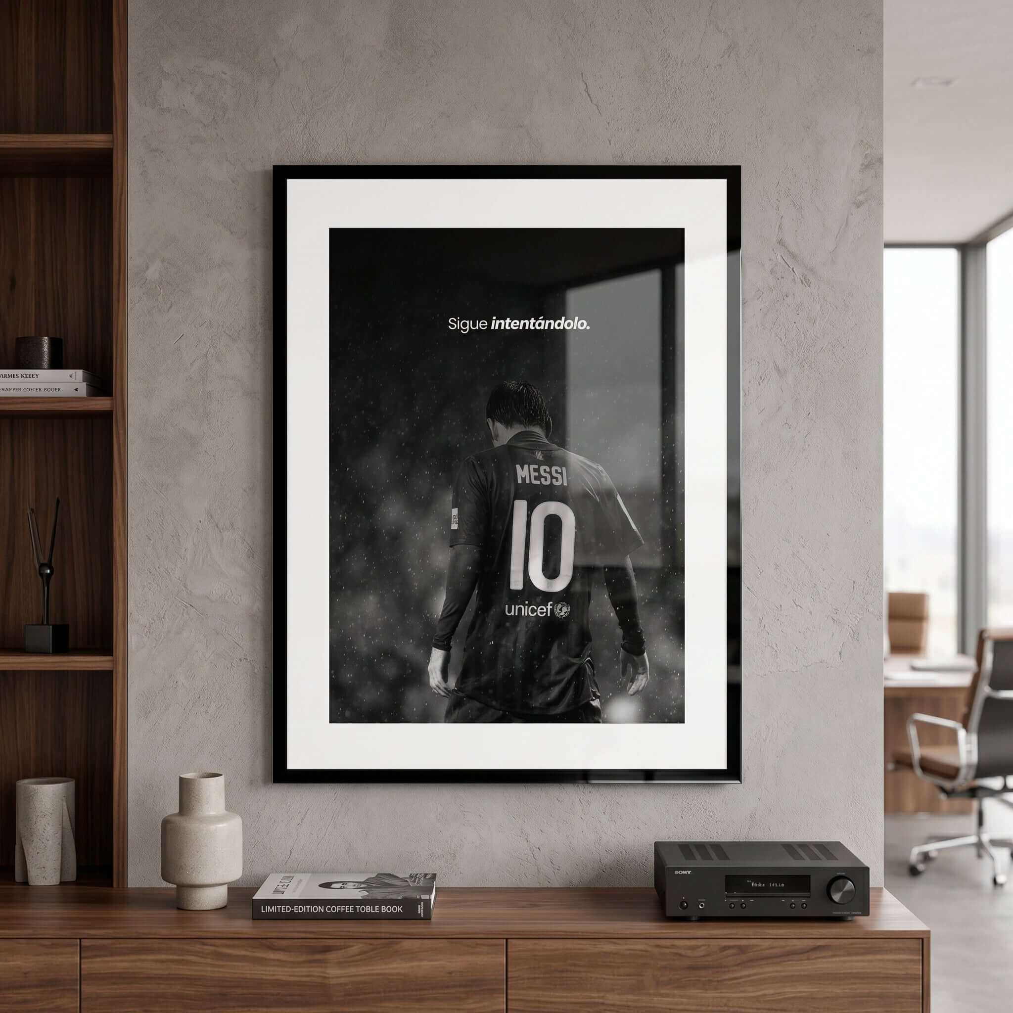 Cuadro Póster Lionel Messi 10 | Decoración de Fútbol