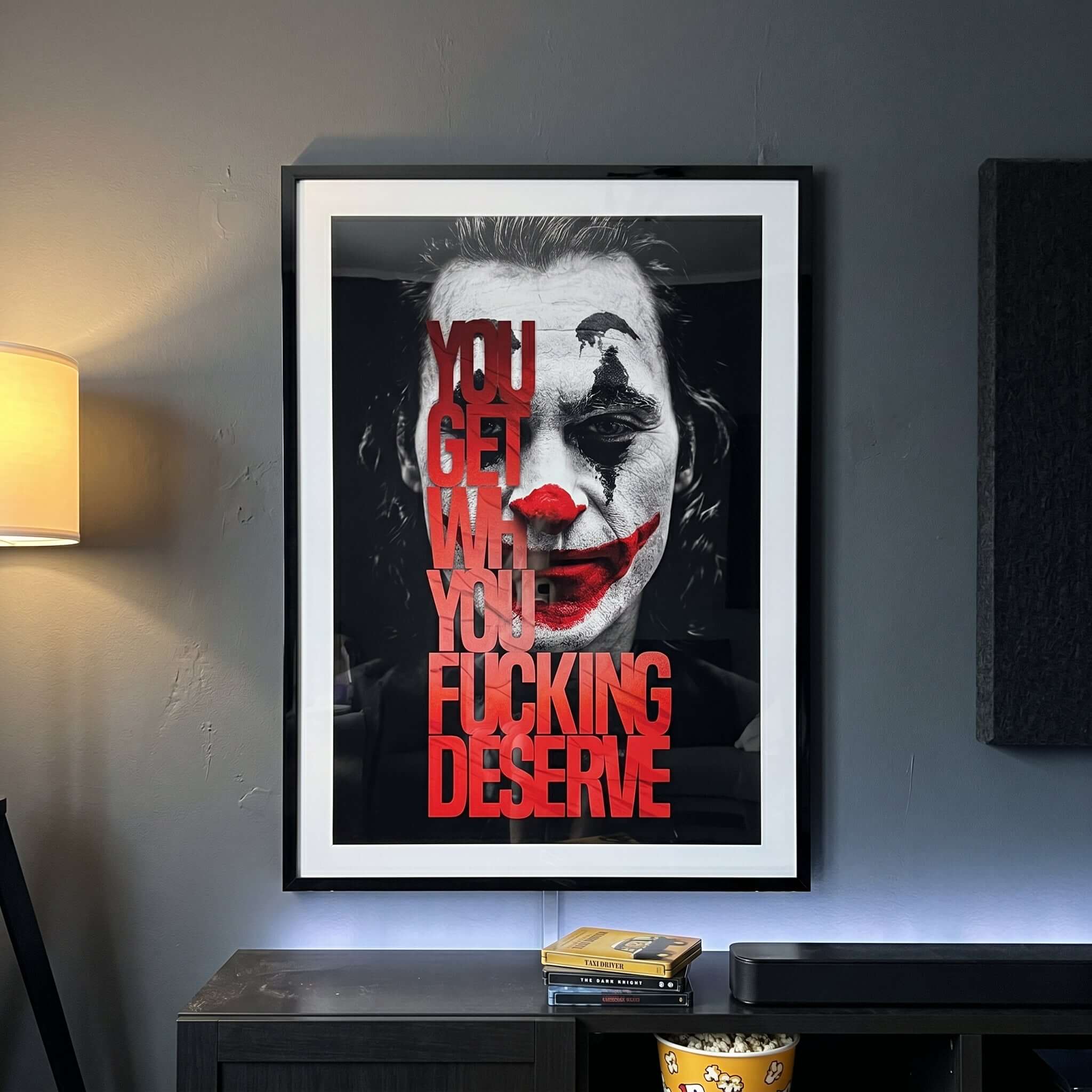Cuadro Póster Joker con Frase | Decoración Oscura