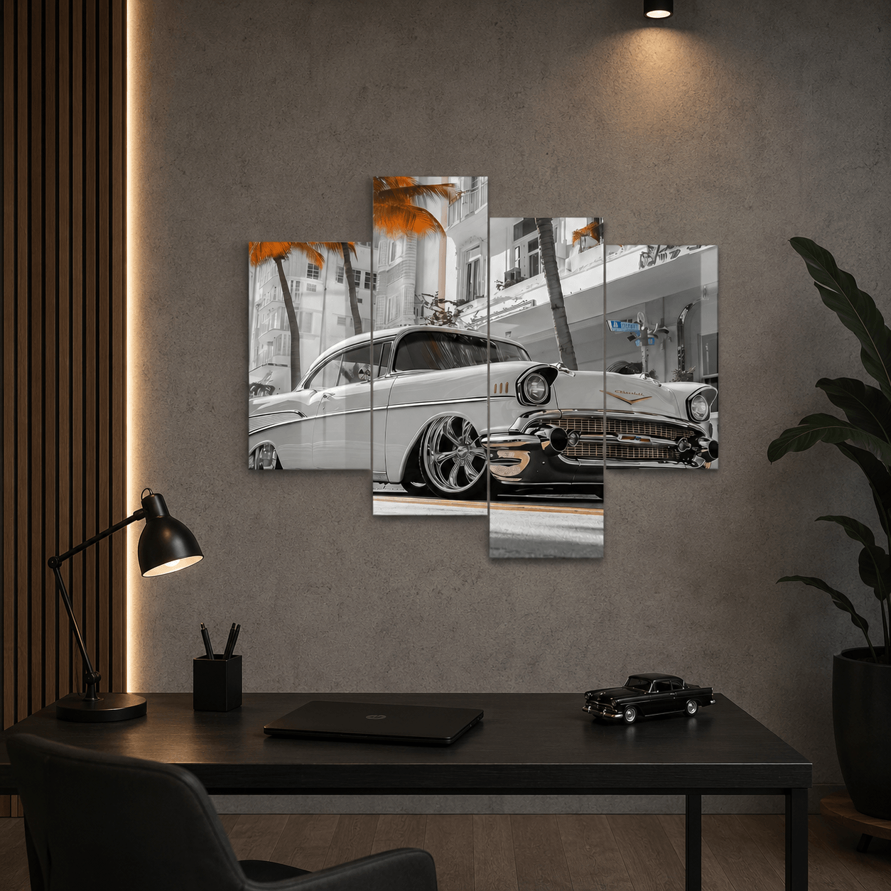 Cuadro de Metacrilato Chevrolet Bel Air 1957 | Decoración de Coches