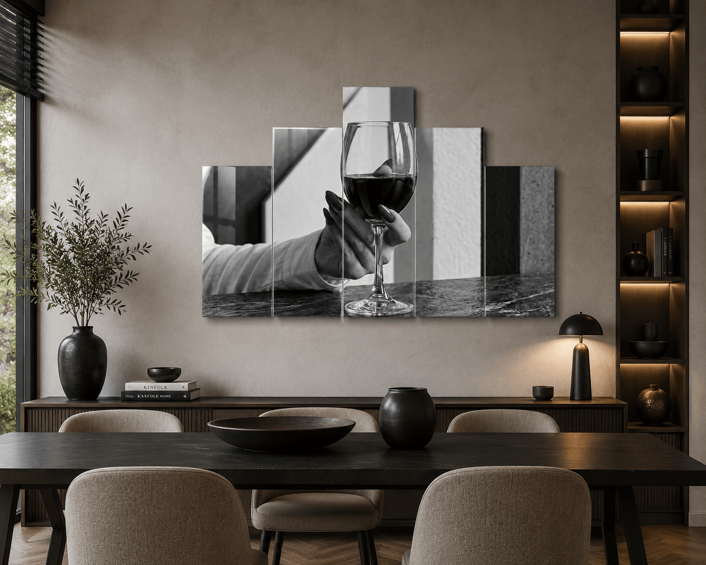Cuadro de Metacrilato Copa de Vino | Decoración Elegante