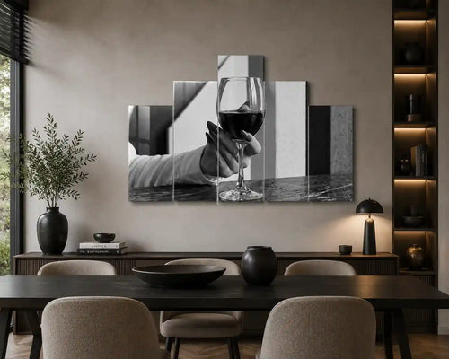 Cuadro de Metacrilato Copa de Vino | Decoración Elegante