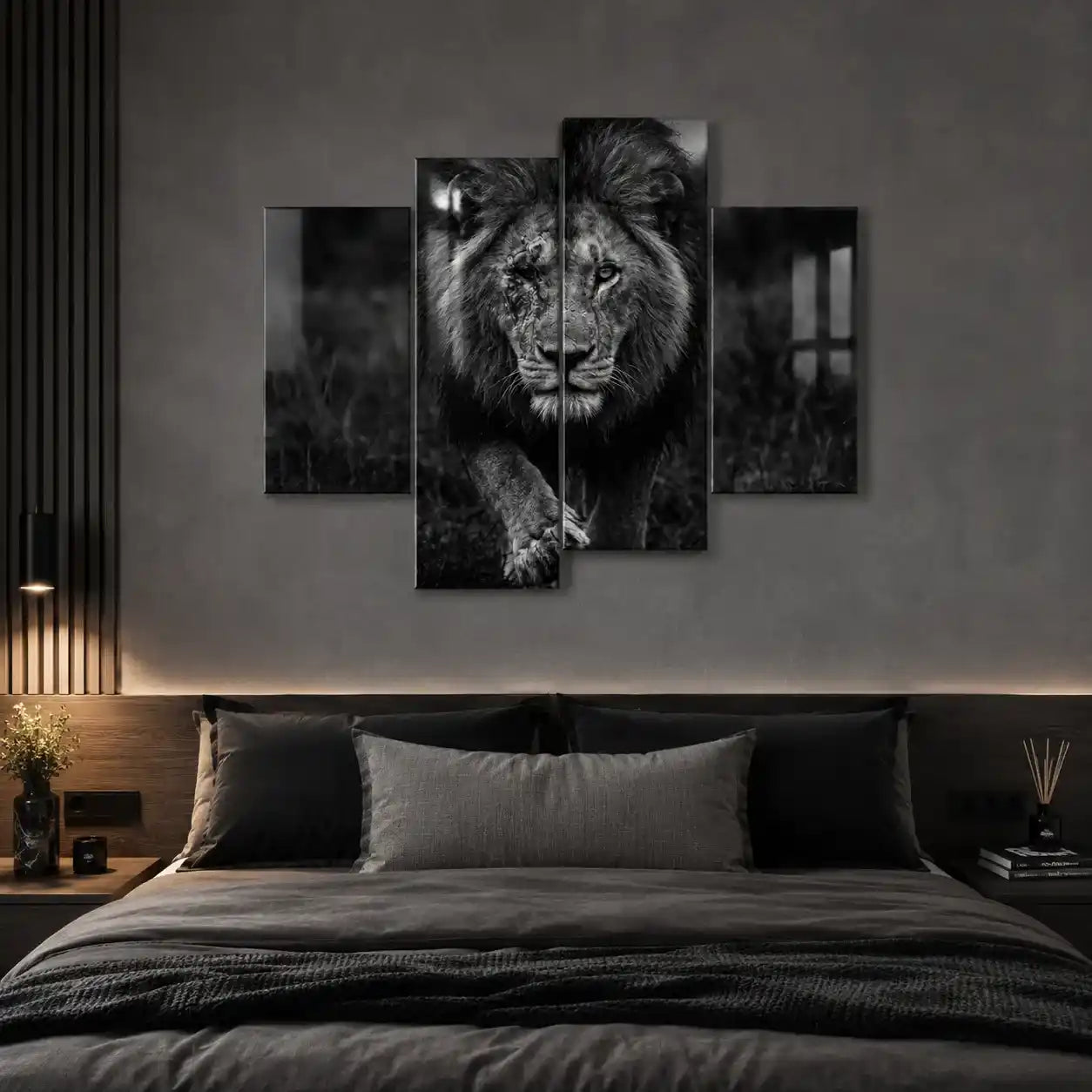 Cuadro de Metacrilato León | Decoración Moderna de Pared