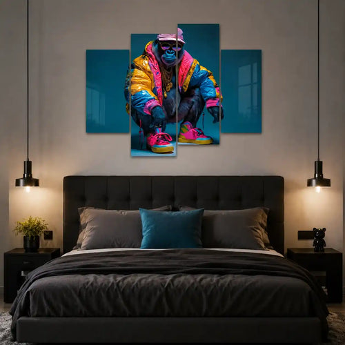 Cuadro de Metacrilato Gorila Urbano | Decoración Moderna