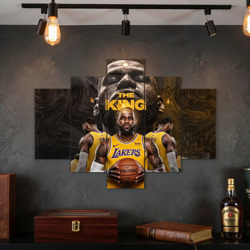 Cuadro de Metacrilato LeBron James | Decoración de Baloncesto