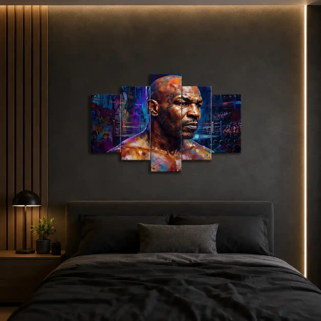 Cuadro de Metacrilato Mike Tyson | Decoración de Boxeo