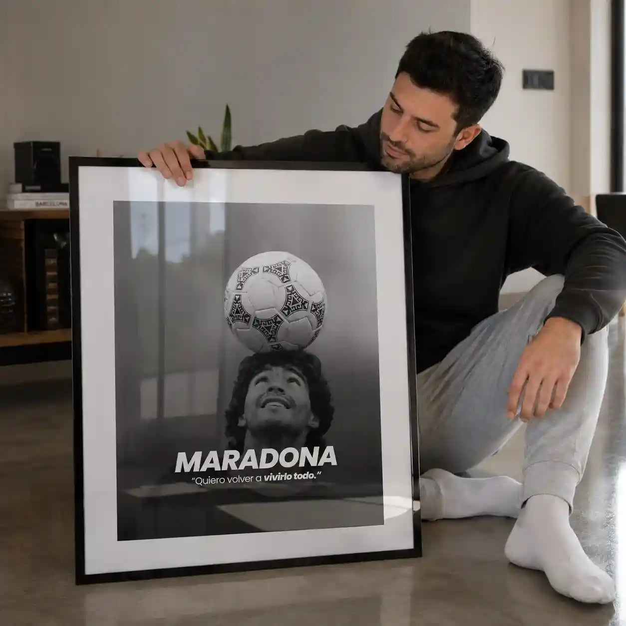 Cuadro Motivacional | Maradona | Quiero Volver a Vivirlo Todo