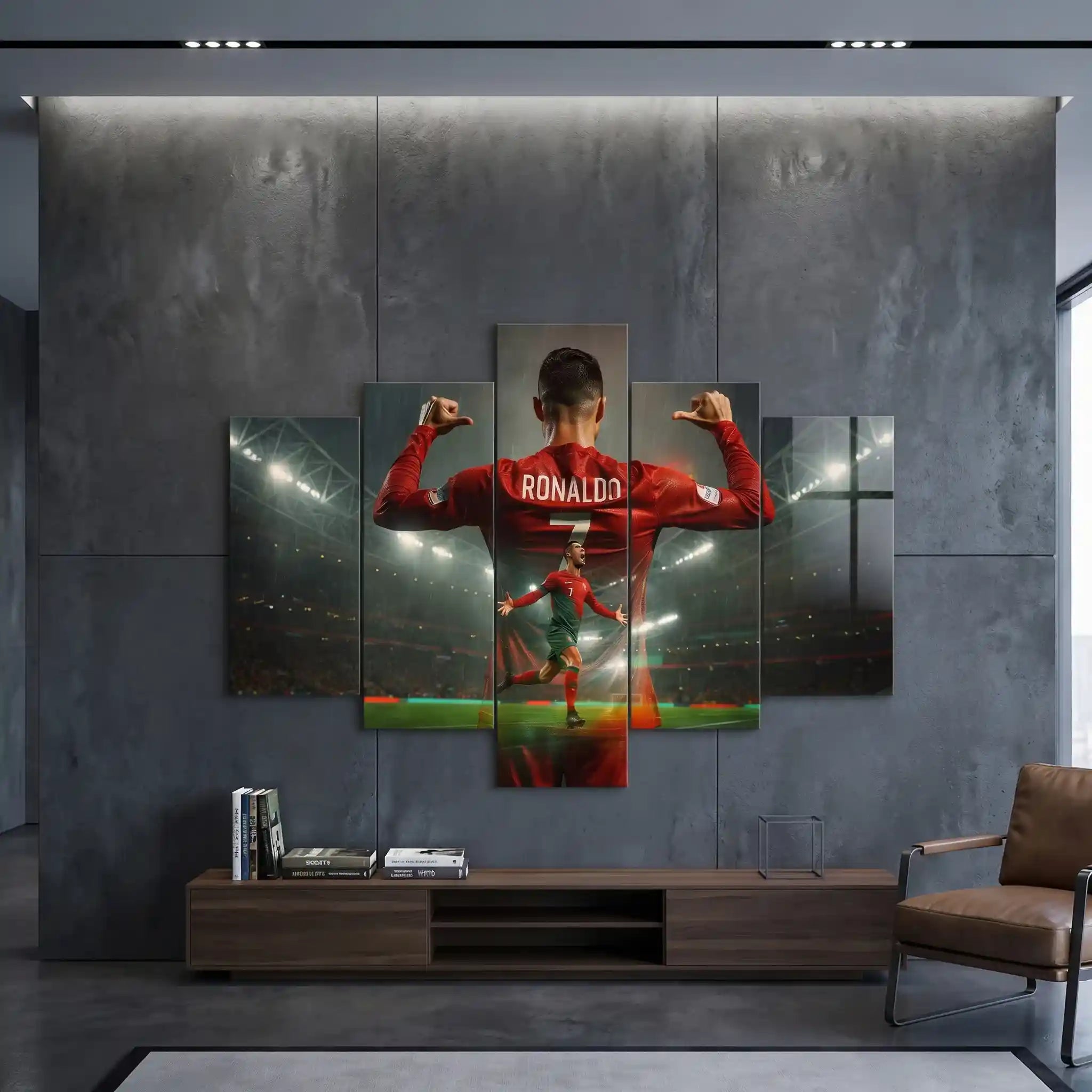 Cuadro de Metacrilato Cristiano Ronaldo | Decoración de Fútbol