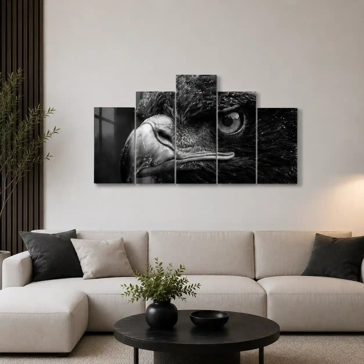 Cuadro de Metacrilato Águila | Decoración en Blanco y Negro