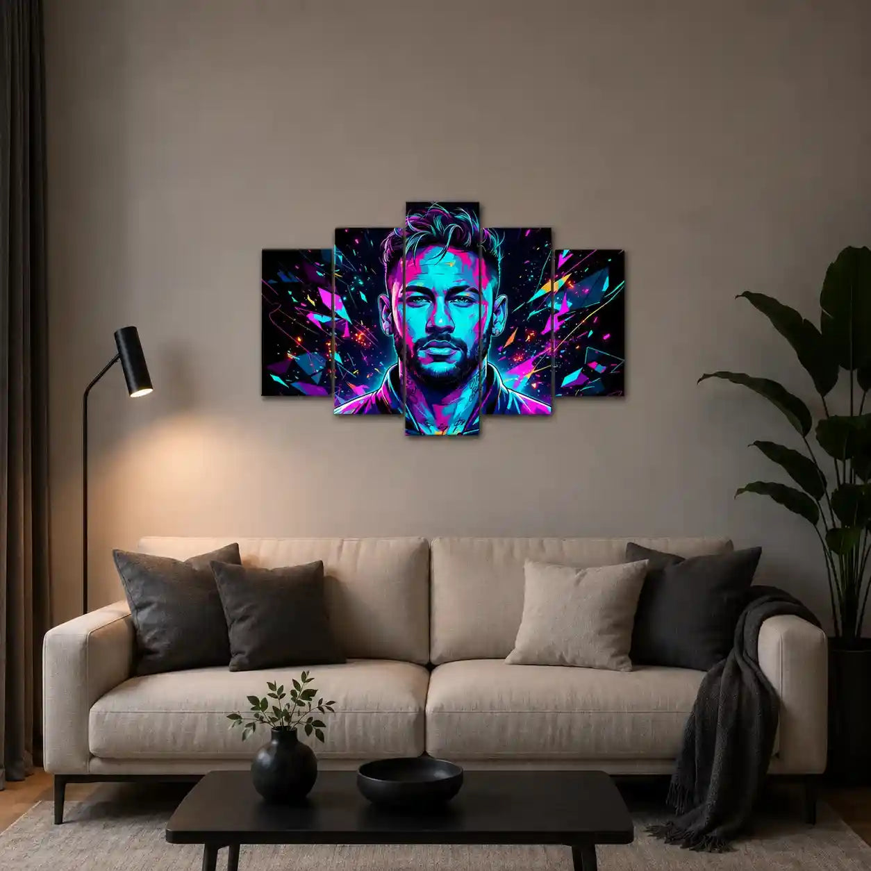 Cuadro de Metacrilato Neymar Jr. | Decoración de Fútbol