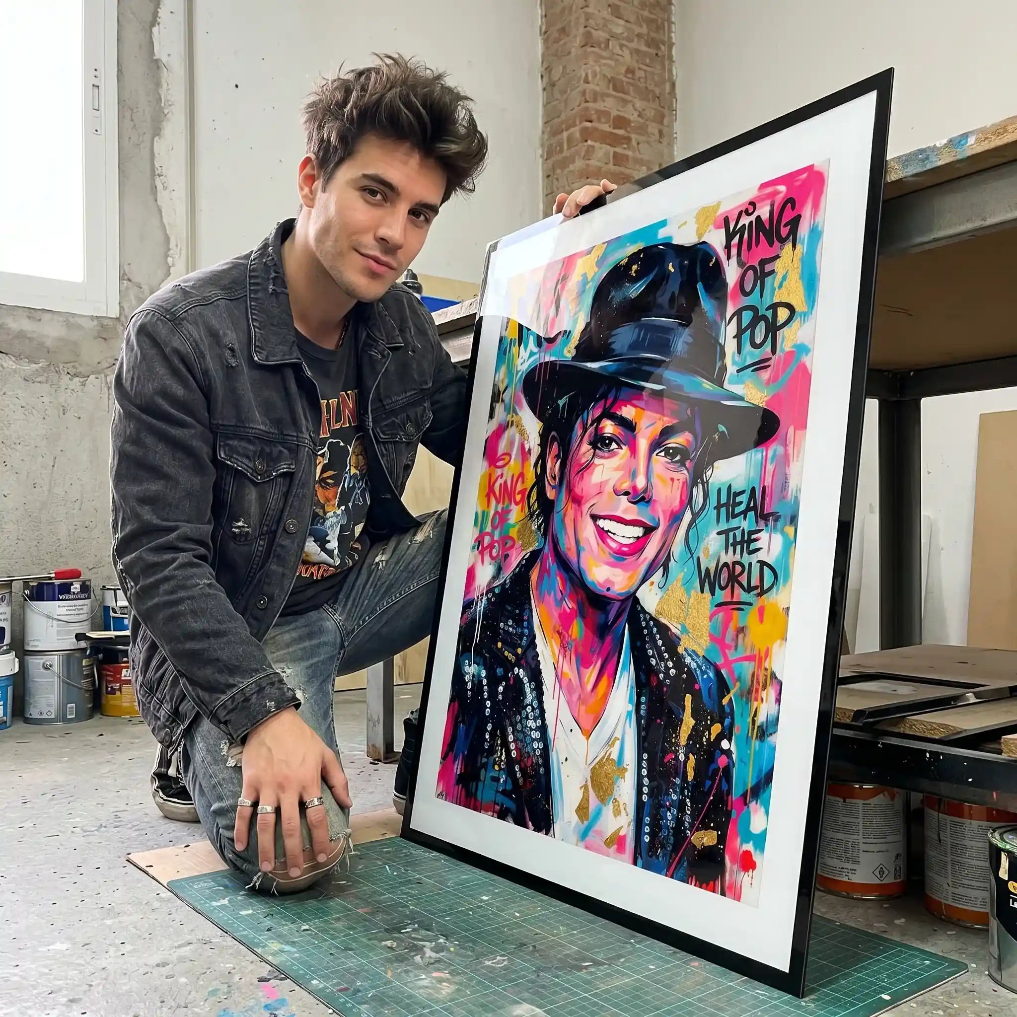 Cuadro Pop Art | Rey del Pop | Icono Musical Urbano