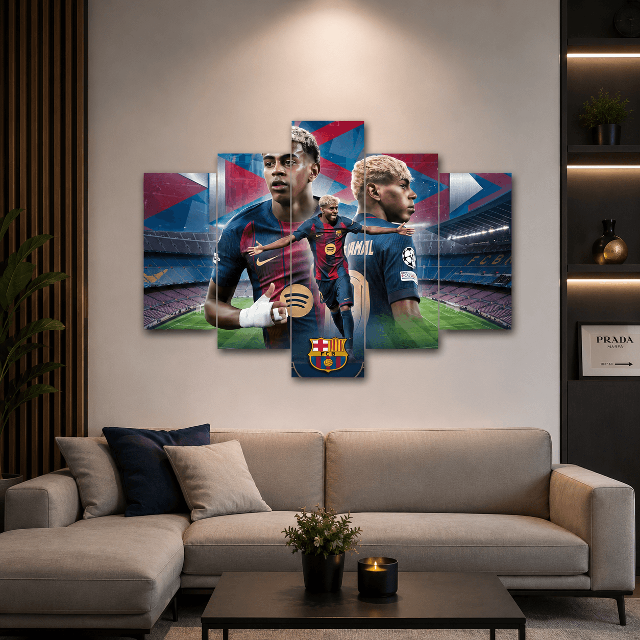 Cuadro de Metacrilato Lamine Yamal | Decoración de Fútbol
