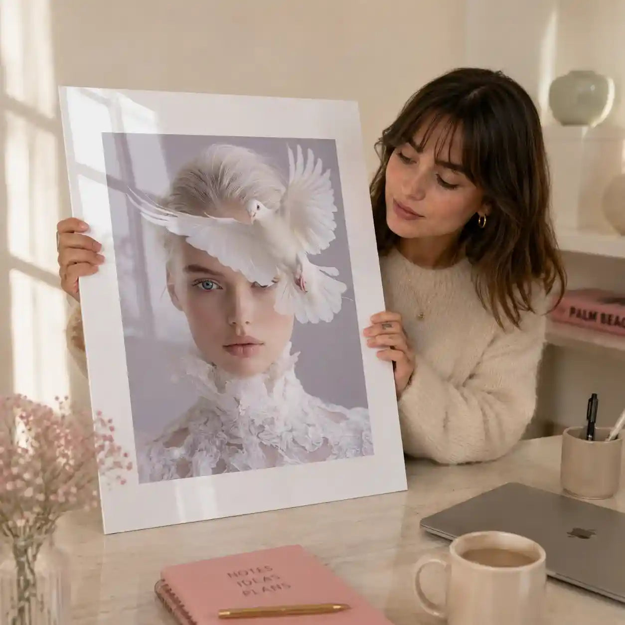 Cuadro White Dove | Pure Elegance