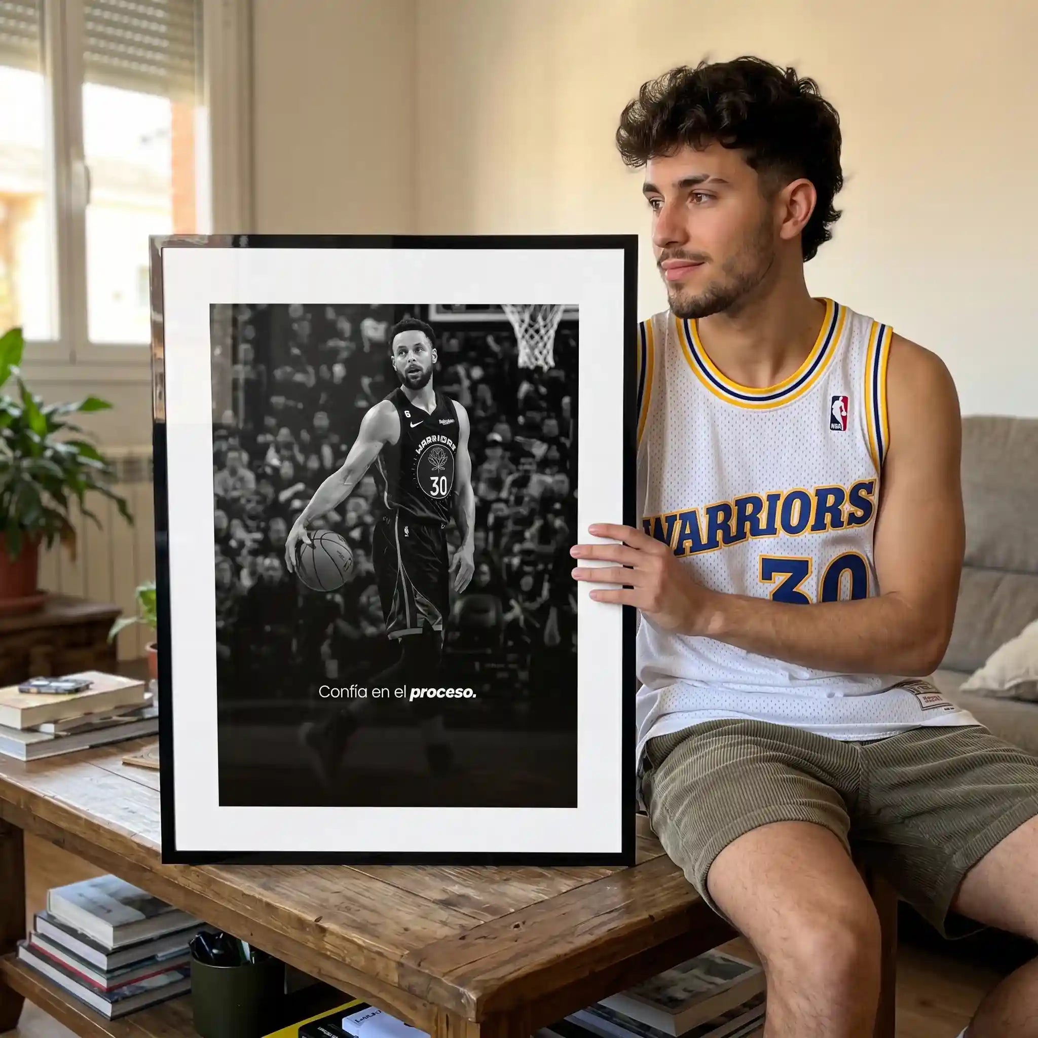 Cuadro Motivacional Stephen Curry | Confía en el Proceso