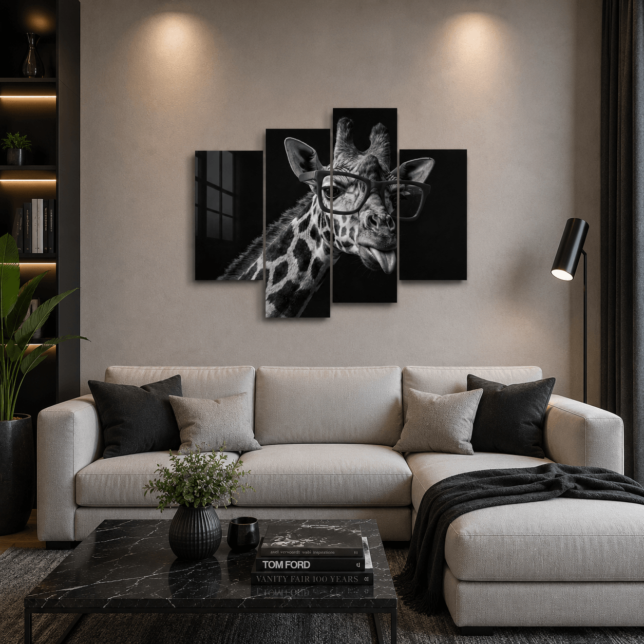 Cuadro de Metacrilato Jirafa | Decoración Moderna de Pared