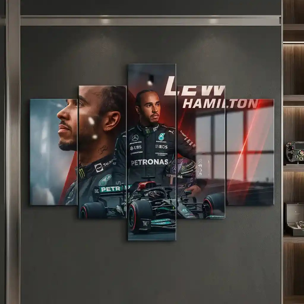 Cuadro de Metacrilato Lewis Hamilton | Decoración de Fórmula 1