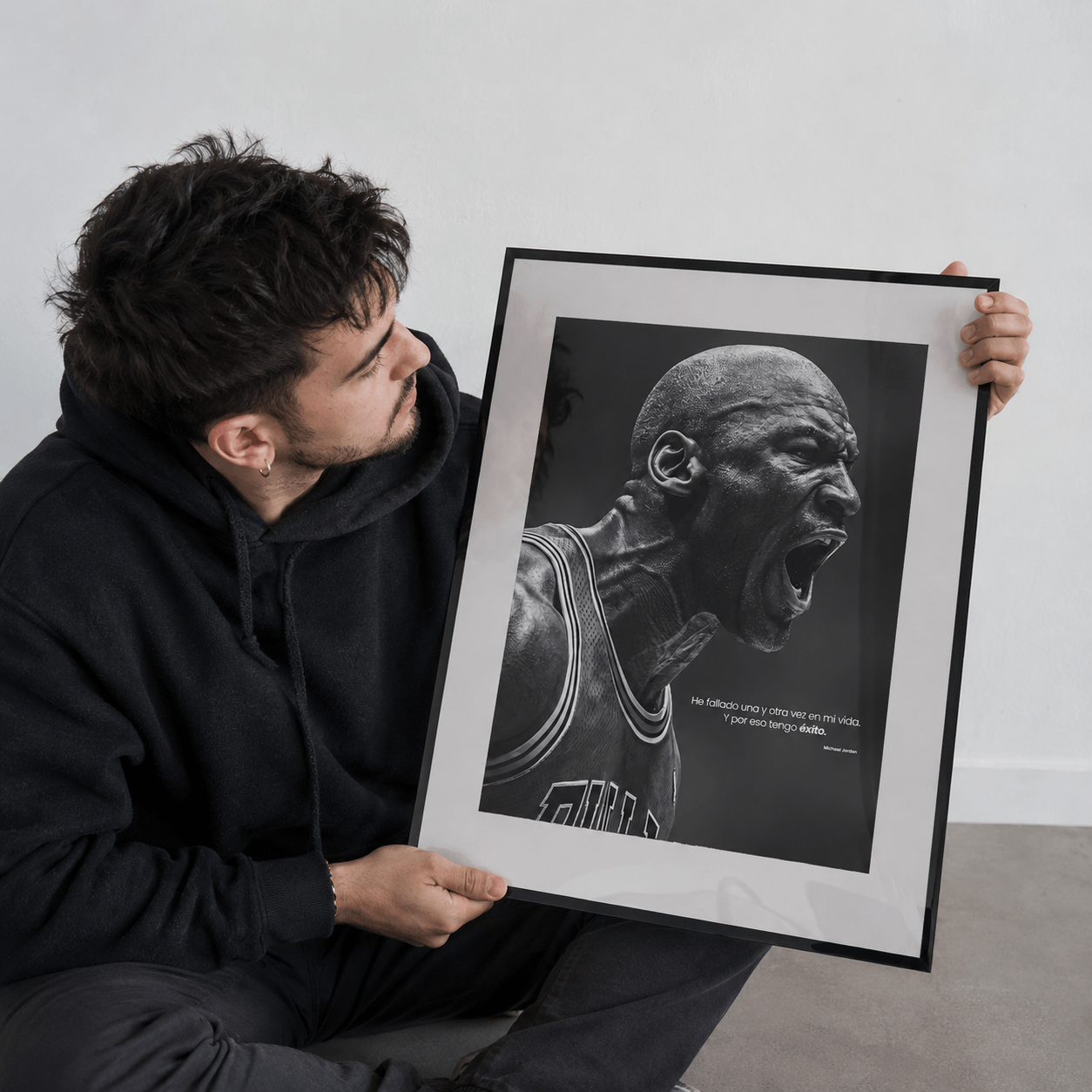 Cuadro Póster Michael Jordan | Decoración de Baloncesto