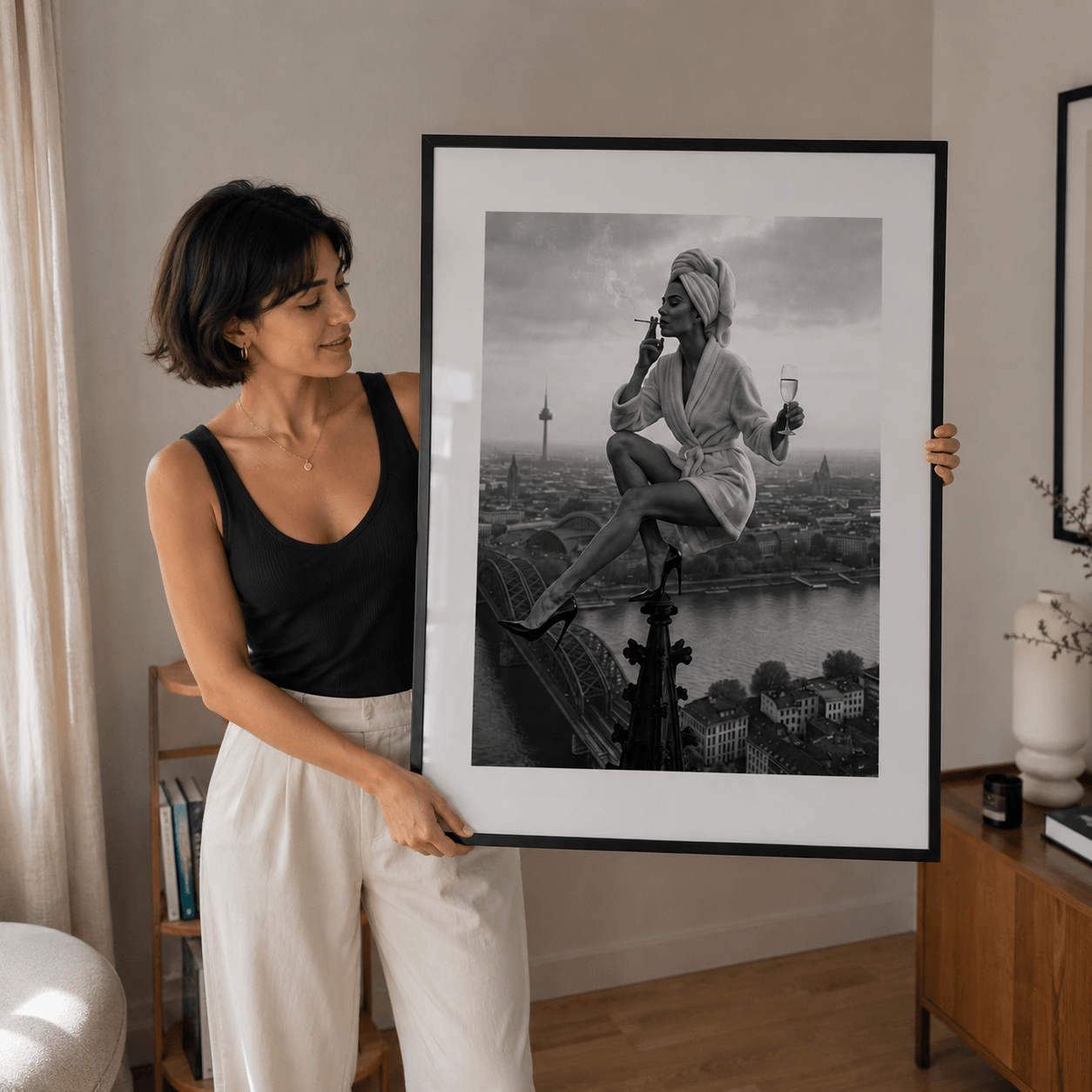 Cuadro Póster Mujer con Tacones | Decoración Elegante
