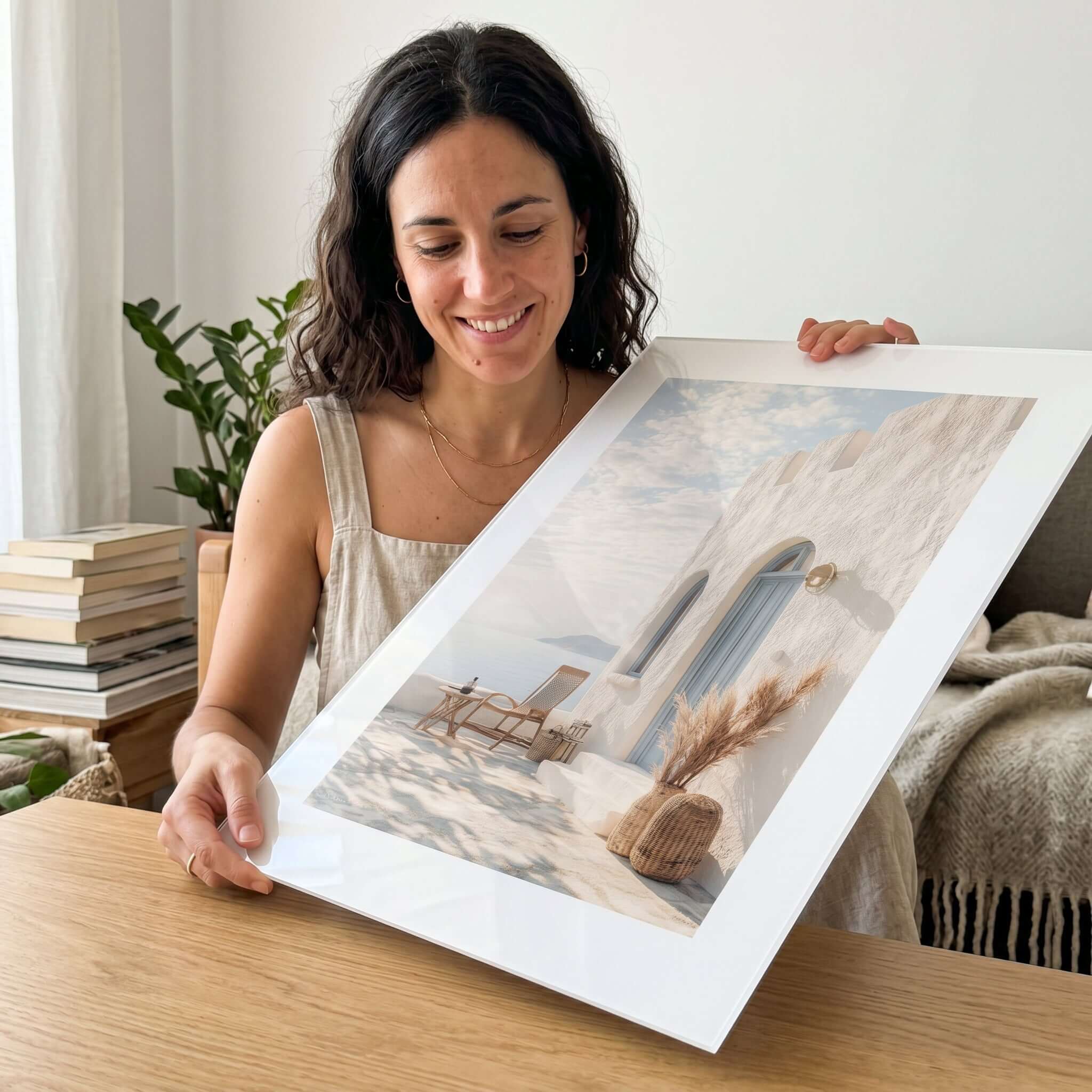 Cuadro Póster Refugio Mediterráneo | Decoración Costera
