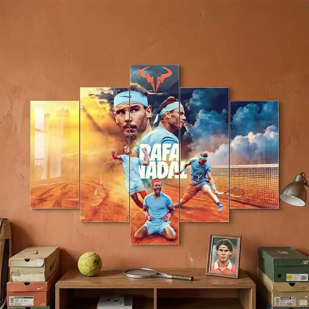 Cuadro de Metacrilato Rafael Nadal | Decoración de Tenis