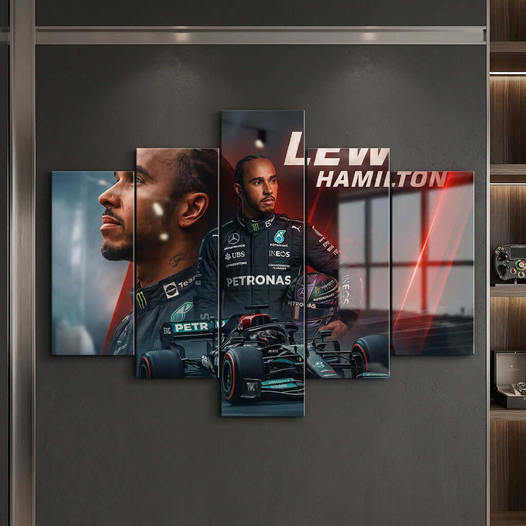Cuadro de Metacrilato Lewis Hamilton | Decoración de Fórmula 1