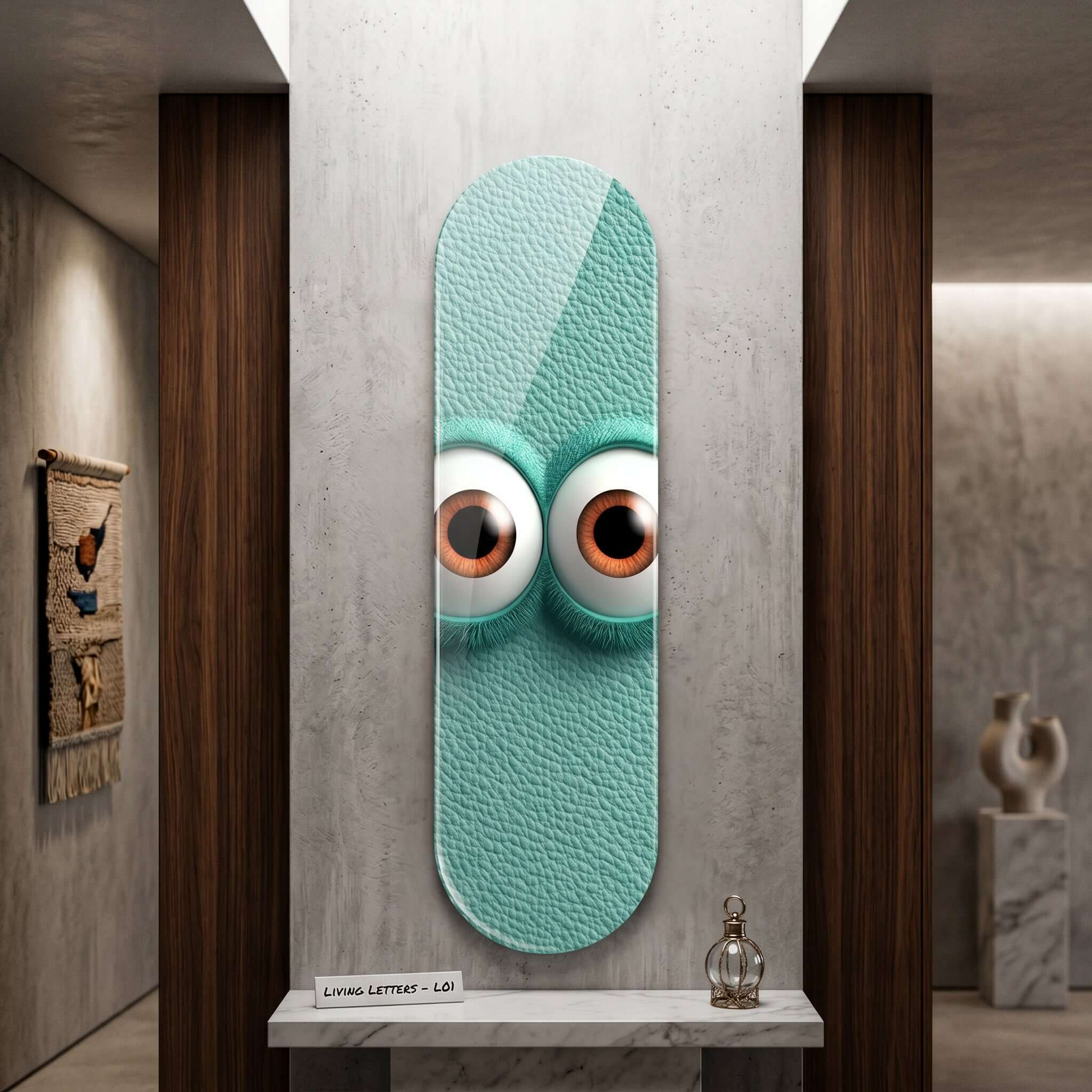 Cuadro Patineta con Ojos Divertidos | Decoración Juvenil