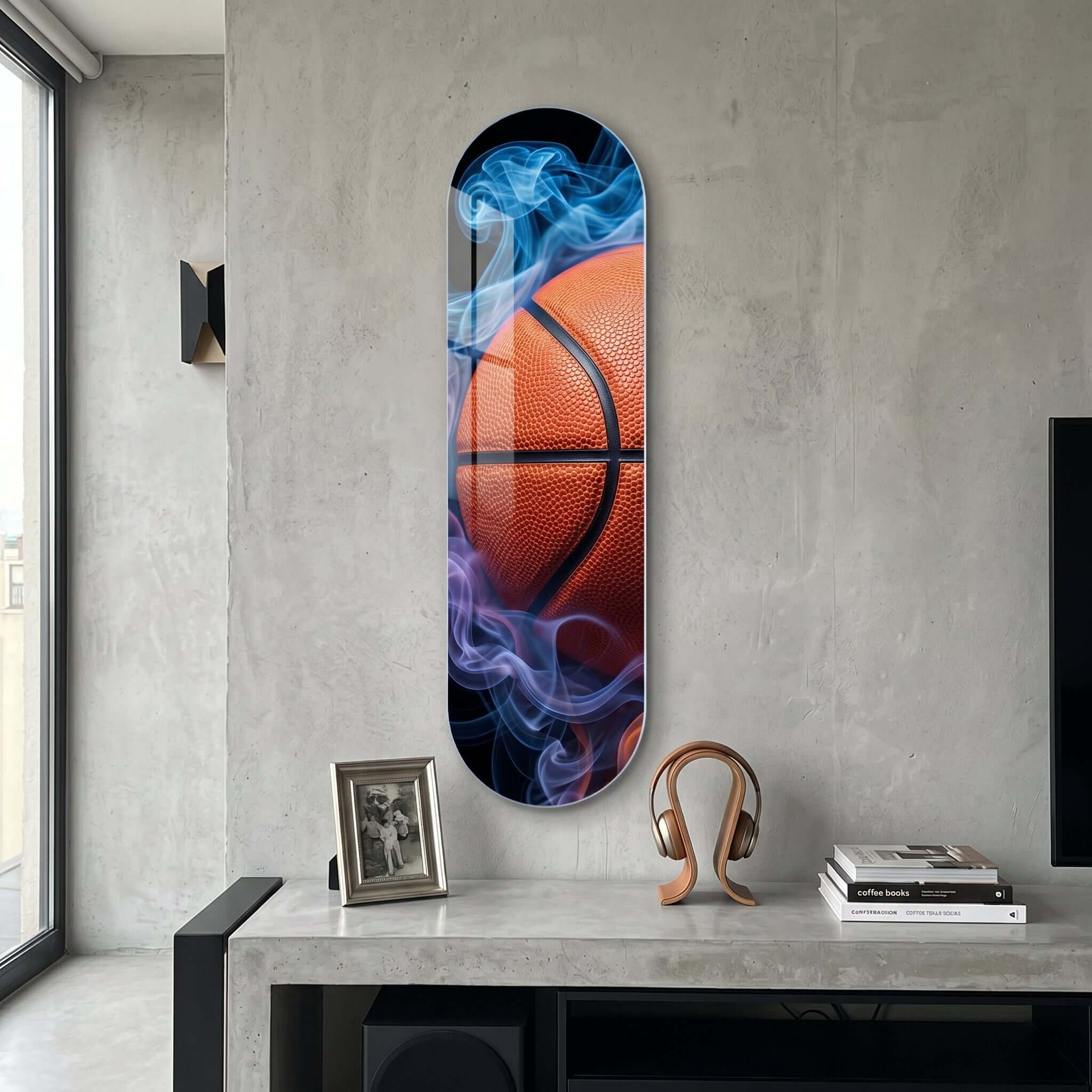 Cuadro Patineta de Baloncesto | Decoración Deportiva