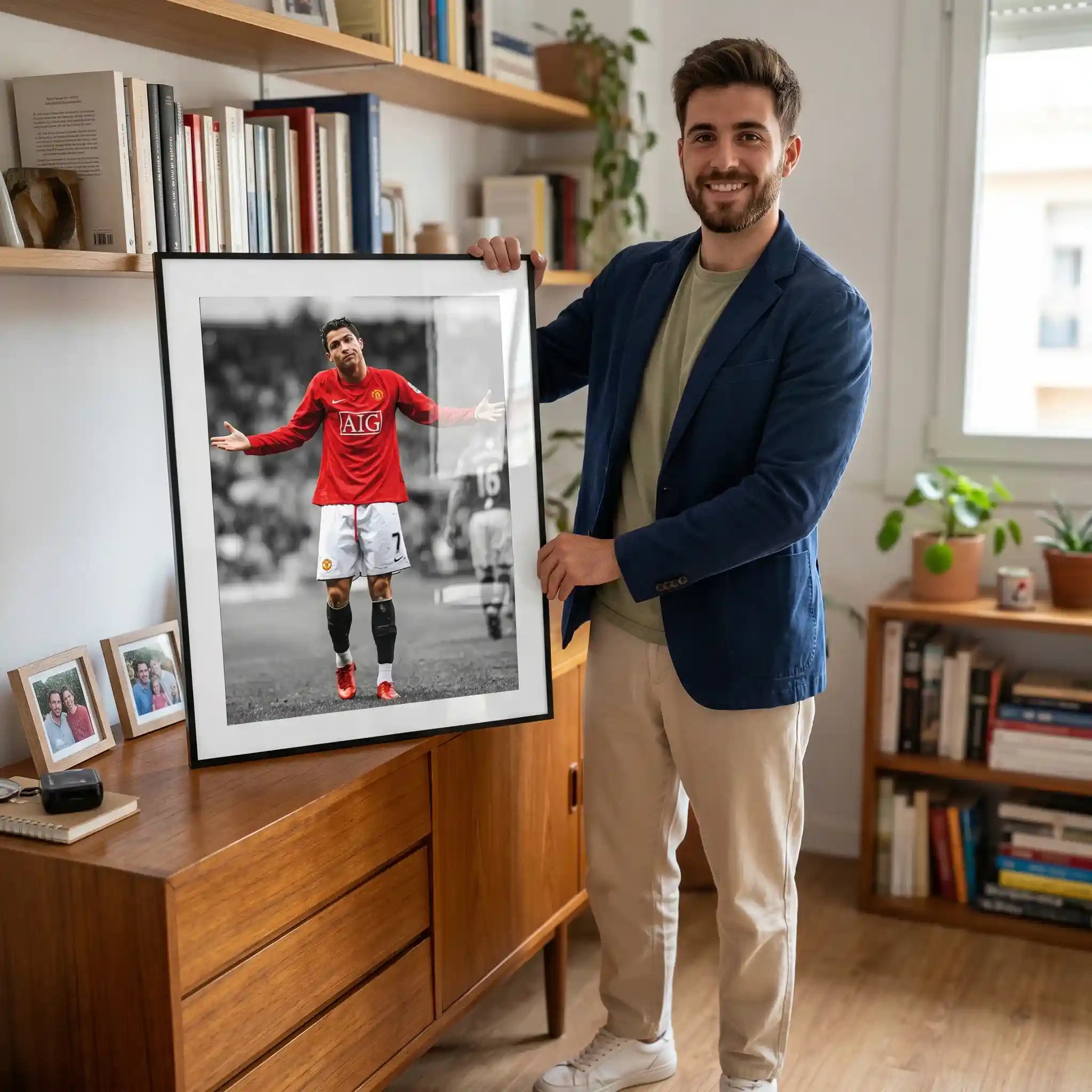 Cuadro Póster Cristiano Ronaldo | Decoración de Fútbol