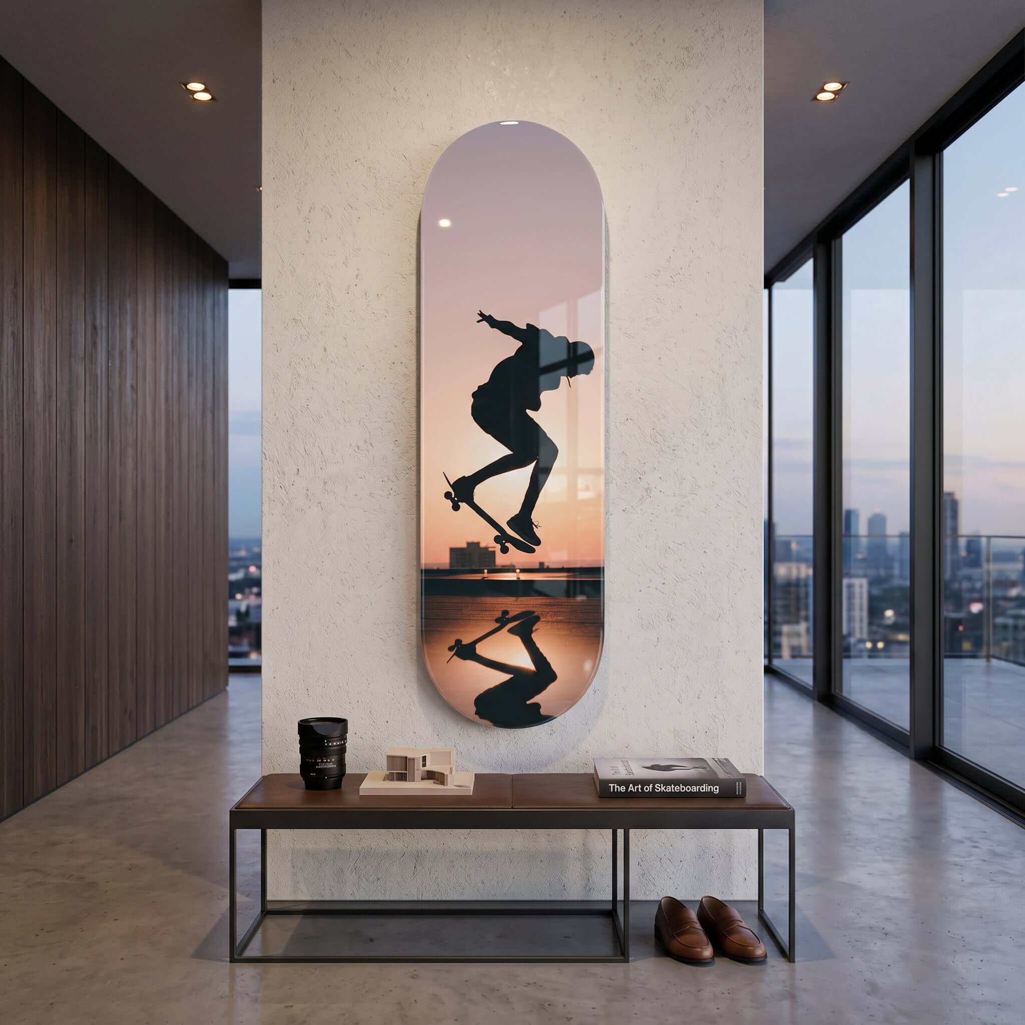 Cuadro Patineta con Skater | Decoración Urbana
