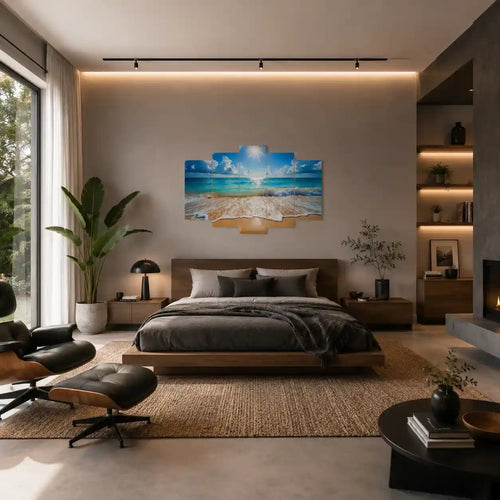 Cuadro de Metacrilato Oleaje Tropical | Decoración de Playa