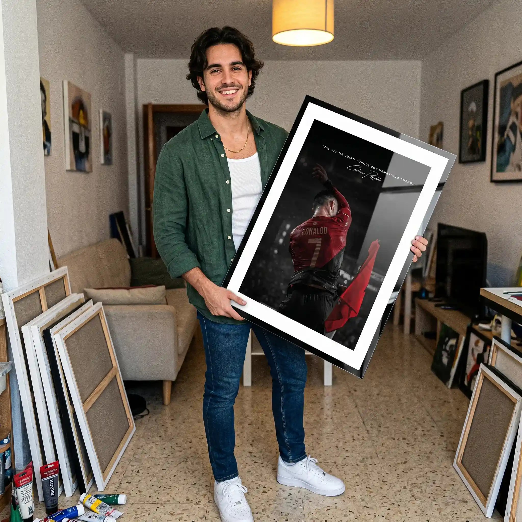 Cuadro Póster Cristiano Ronaldo | Decoración de Fútbol