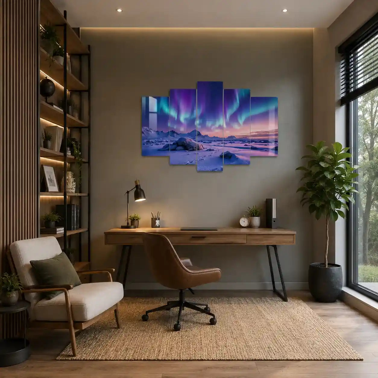 Cuadro de Metacrilato Aurora Boreal | Decoración de Paisajes