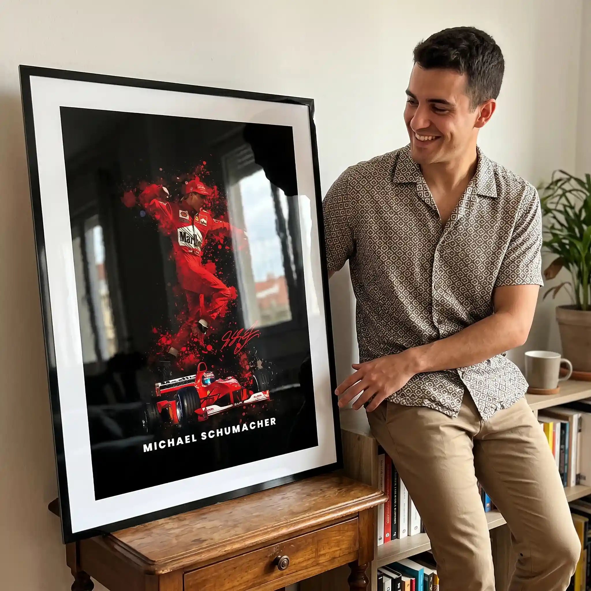 Cuadro Póster Michael Schumacher | Decoración Fórmula 1