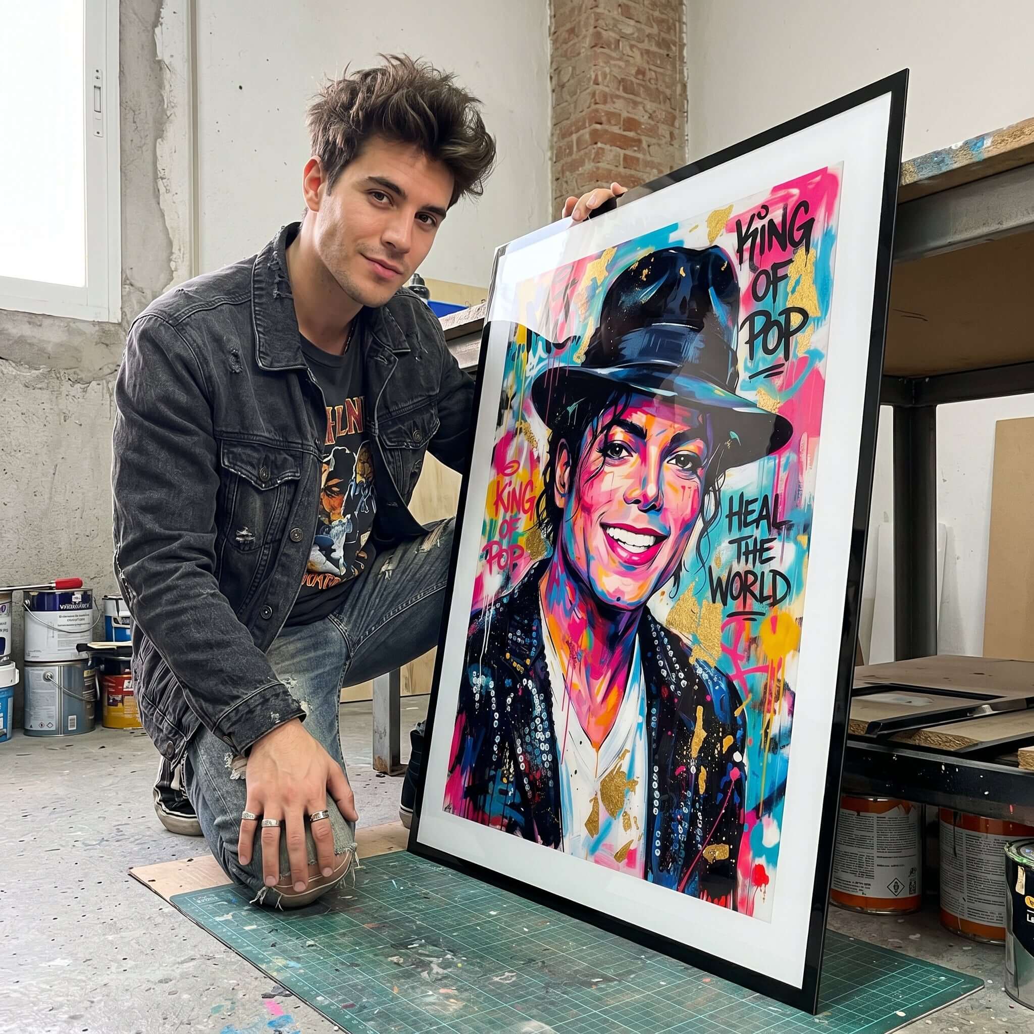 Cuadro Póster Michael Jackson | Decoración Pop Art