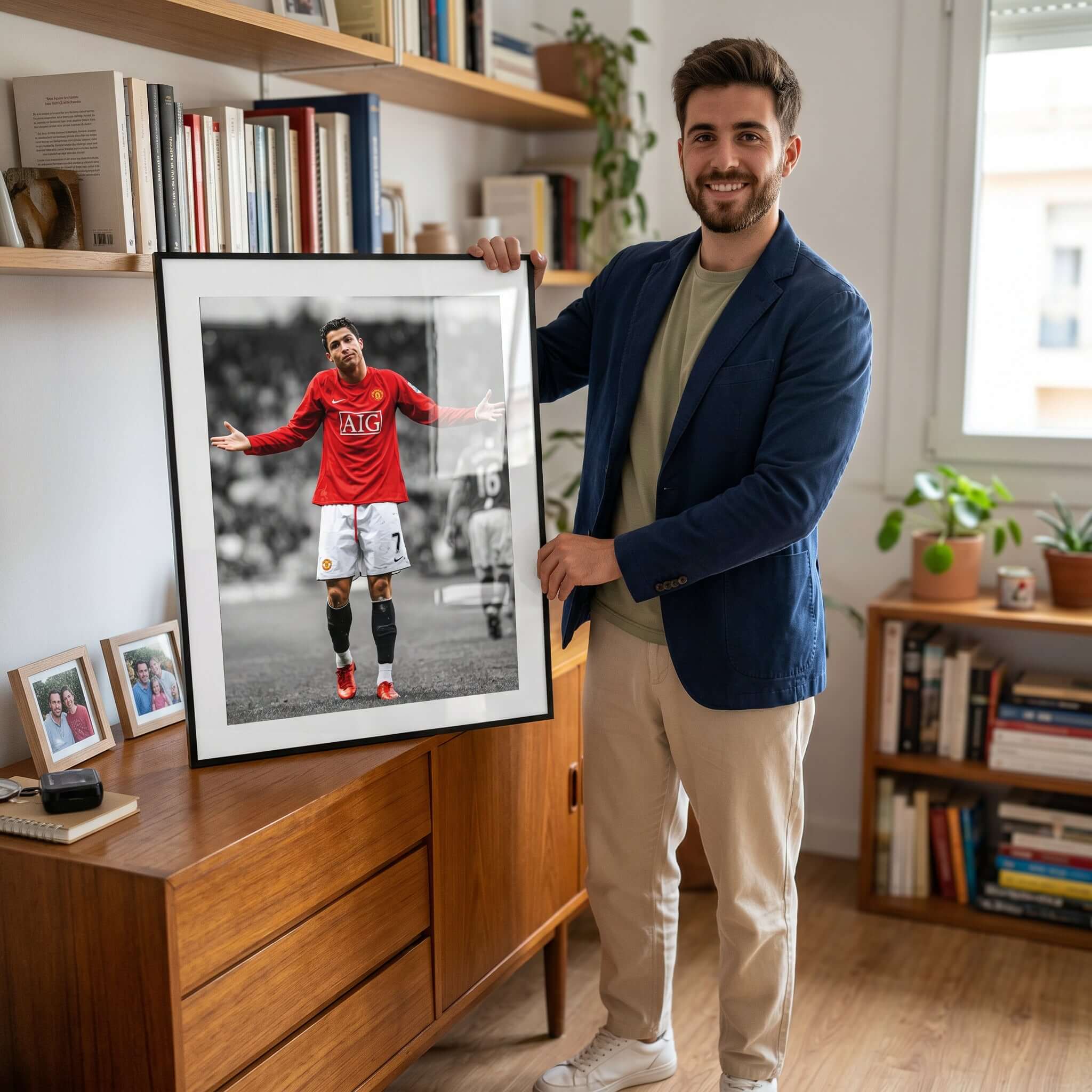 Cuadro Póster Cristiano Ronaldo | Decoración de Fútbol