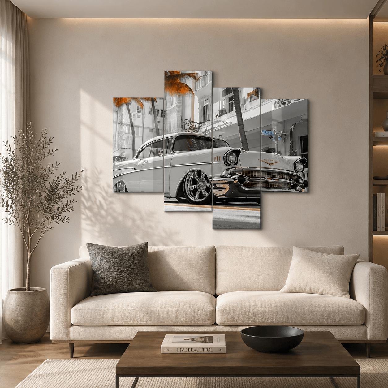 Cuadro de Metacrilato Chevrolet Bel Air 1957 | Decoración de Coches