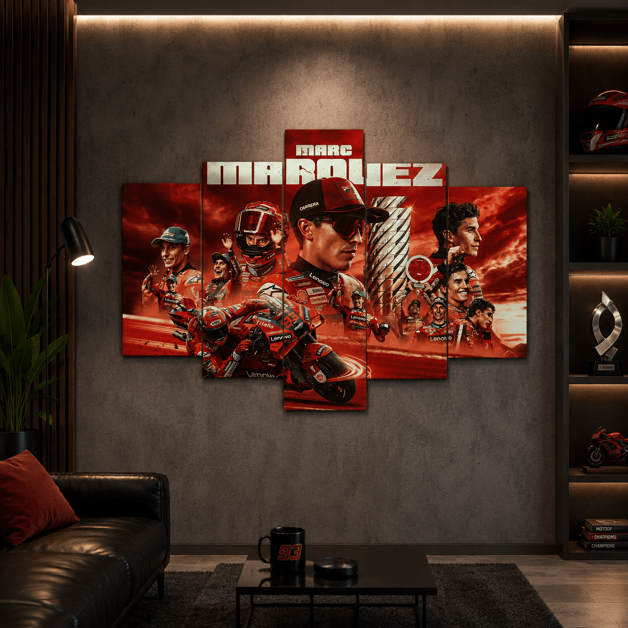 Cuadro de Metacrilato Marc Márquez | Decoración MotoGP