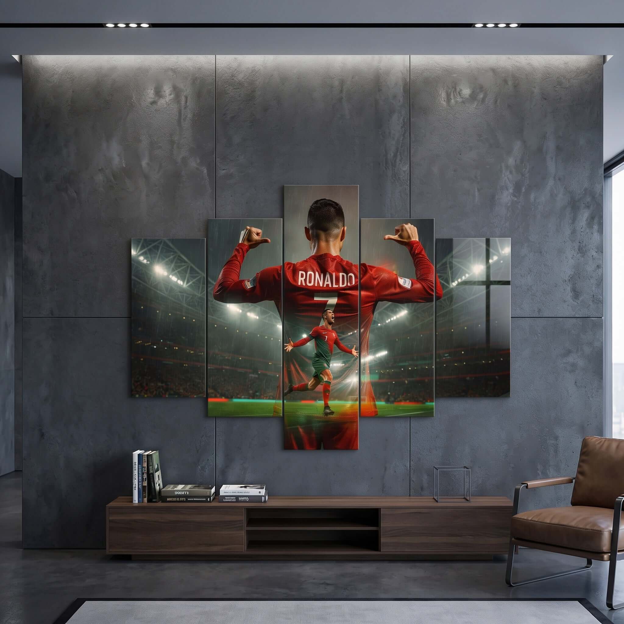 Cuadro de Metacrilato Cristiano Ronaldo | Decoración de Fútbol