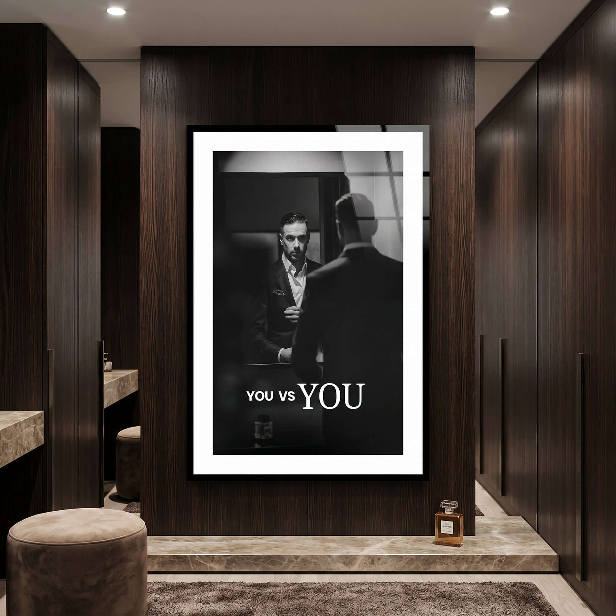 Cuadro Póster You vs You | Decoración Motivacional