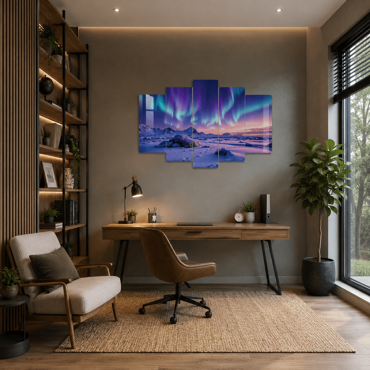Cuadro de Metacrilato Aurora Boreal | Decoración de Paisajes