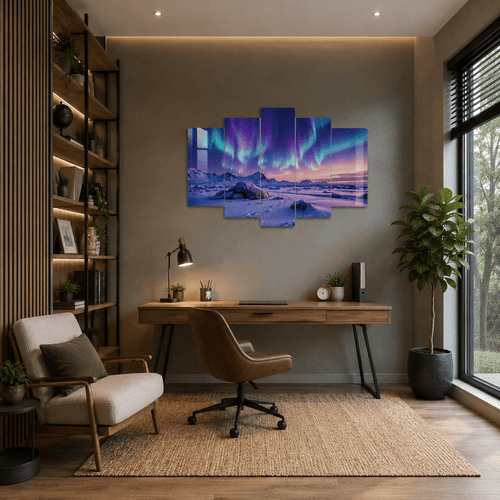 Cuadro de Metacrilato Aurora Boreal | Decoración de Paisajes