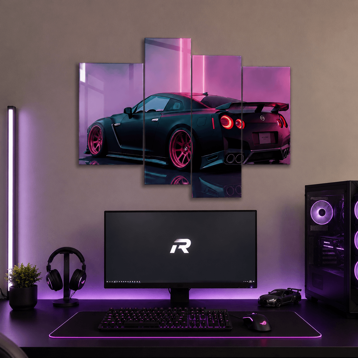 Cuadro de Metacrilato Nissan GT-R | Decoración de Coches